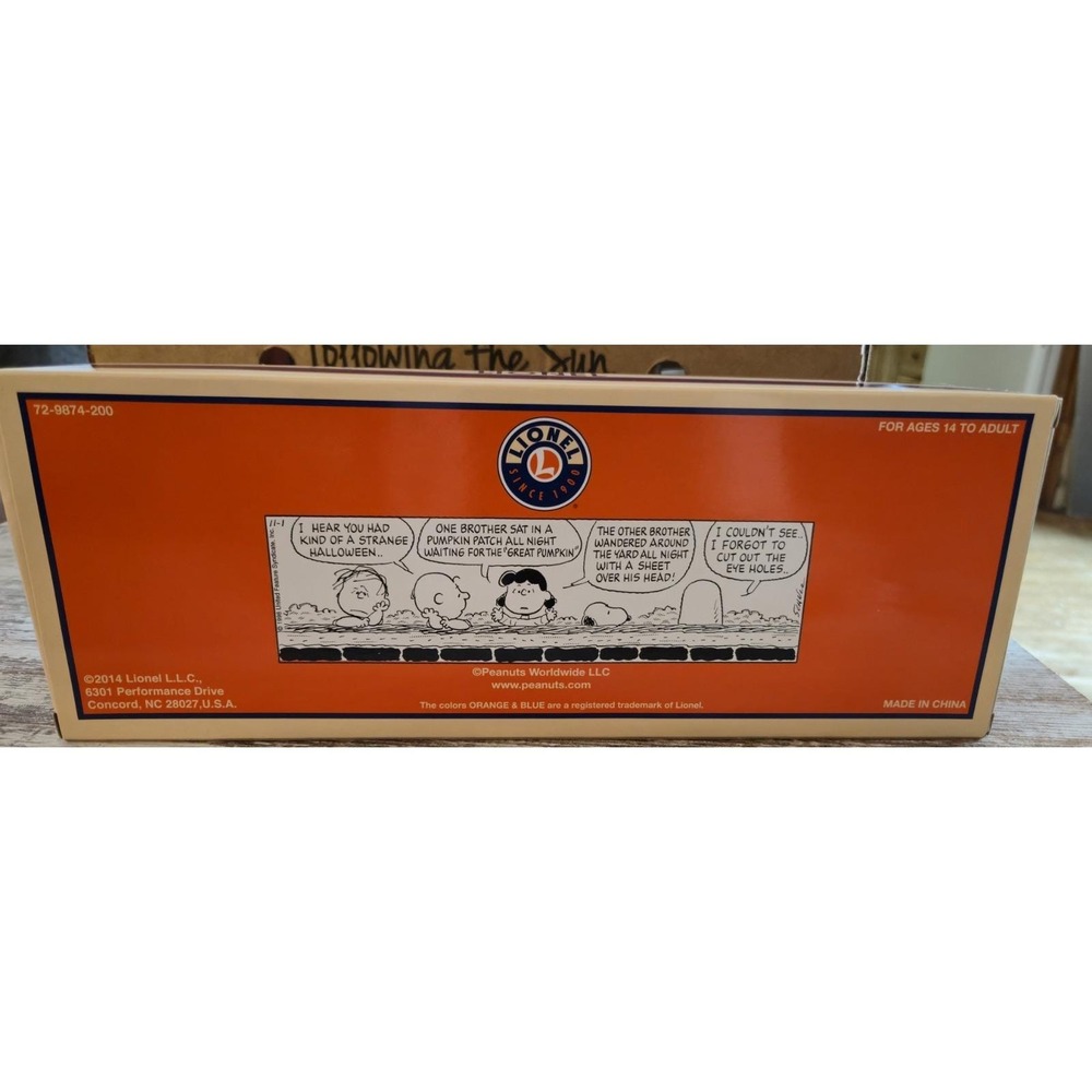 Lionel 6-37082 Peanuts Trick-or-Treat Animated Gondola O Gauge - NIB - Picture 14 of 15